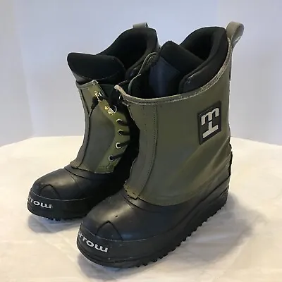 Vintage Morrow Snowboard Boots Mens 8 Waterproof Double Boots • $35.99