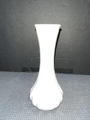 Vintage White Milk Glass Bud Vase HOOSIER GLASS • $9