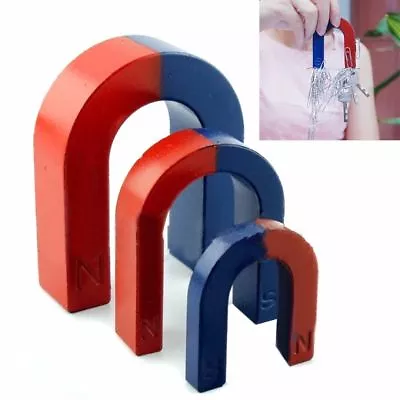 3 Size U-Shaped Horseshoe Magnetic Detect Pole Repel And Opposite • $4.92