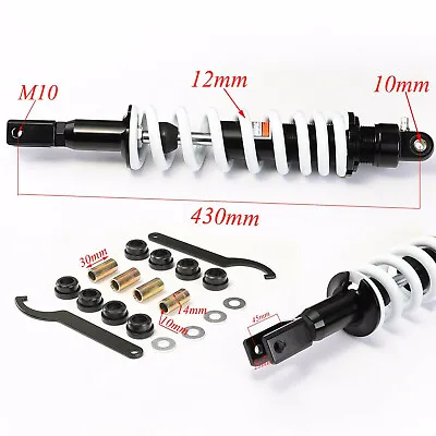 430MM 17'' Motorcycle Clevis Scooter Rear Shock Absorber Suspension ATV 1200LBS • $145.46