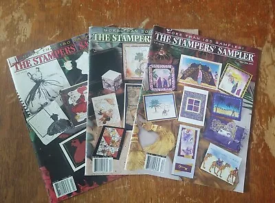 STAMPINGTON The Stampers' Sampler Magazine 2001 - Lot Of 3; Over 500 Samples • £9.64