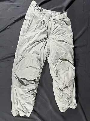 USGI ECWCS Primaloft Level 7 Pants Trousers Gray Medium Long • $65