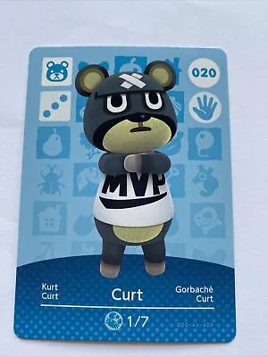 020 CURT Animal Crossing Amiibo Card #020 Authentic ACNH • $5.90