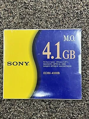 NEW Sony EDM-4100B 4.1GB 5.25 MO OPTICAL DISK • $49.95