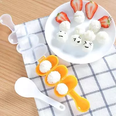 Rice Ball Molds Sushi Balls Maker Mould Spoons Kitchen Cooking Tool Utensil O5W5 • £4.98
