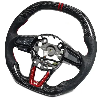 Real Carbon Fiber Sport Universal Car Steering Wheel Fit For Mazda（ Customized） • $369