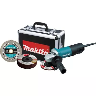 Makita 9557PBX1 4-1/2  Paddle Switch Cut-Off/Angle Grinder With Aluminum Case • $121.90