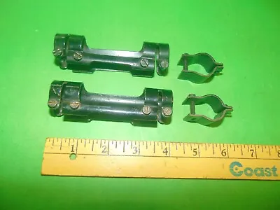 2 Weaver .22 Rifle Tip-Off 3/4  Scope Mounts And Vintage 3/4  Ring Mount • $25