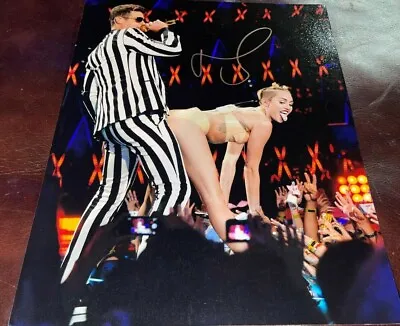 Miley Cyrus Sexy VMA Award Performance Signed 11x14 Photo Autographed COA Proof • $249.99