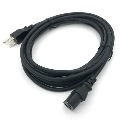 15FT Universal 3 Prong AC Power Cord Cable 18AWG For Computer Printer Monitor TV • $13.21