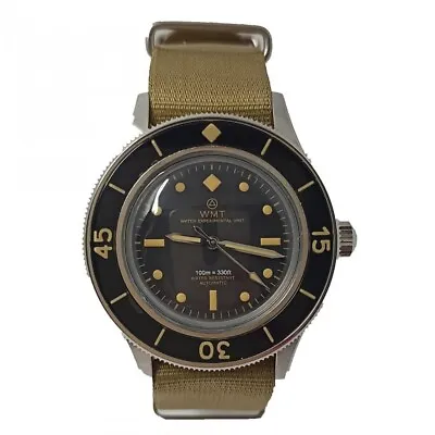 Walter Mitt Sea Wolf Sahara Steel Matt Automatic Military Men's Watch • $561.94