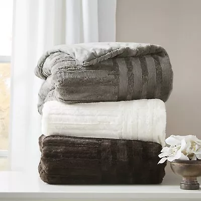 Madison Park Arctic Ultra Plush Down Alternative Throw 50x60 • $30.99