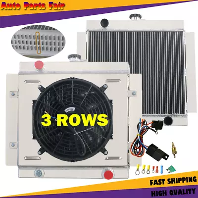 3Rows Radiator Shroud Fan Kit Fit 1968-1980 Ford Escort Mk1 Mk2 PINTO RS2000 MT • $259