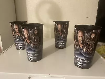 Fast X Movie 4 Cup LOT 44 Oz AMC Theater Plastic Promo Cup 2023 • $15