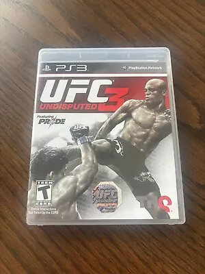 UFC Undisputed 3 PS3 Complete In Box Clean Disc • $12.99