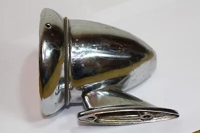 Classic Vintage Style Car Chrome Racing Bullet Torpedo Wing Mirror Chrome • $24.87