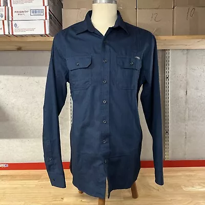 Eddie Bauer Long Sleeve Button Up Shirt Men’s LT Tall Blue Work Wear • $16