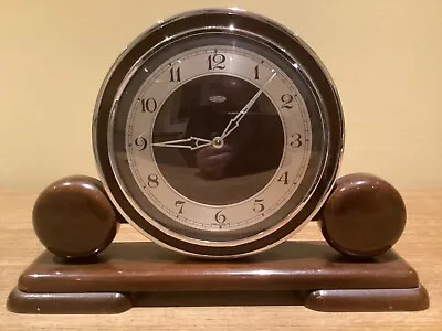 Metamec Mantel Clock - Mechanical Movement - Very Clean & Fully Working • £35