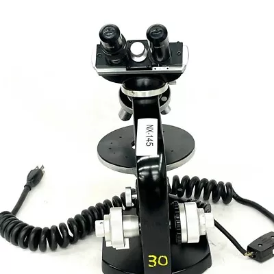 Nikon 72960 Compound Binocular Microscope W/ Illuminating Lamp Attachment Japan • $159.97