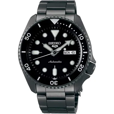 Seiko 5 Sports Men's Automatic  Gunmetal Finished Bracelet Watch 43mm  SRPD65  • $189.99