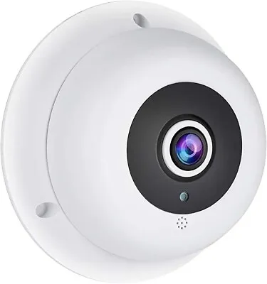 £58.95 • Buy Fisheye POE IP Camera With Microphone, HD 3MP Indoor Dome Audio Security Camera.
