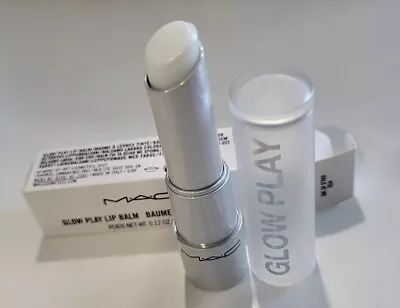 MAC Glow Play Lip Balm Baume A Levres Tinte .12oz 3.6g New In Box Made In Italy • $19.99