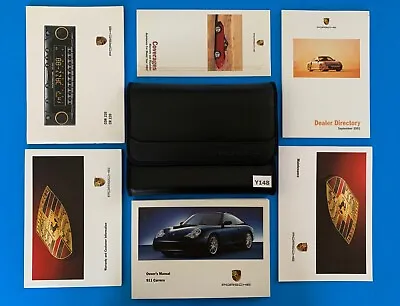 2002 Porsche 996 911 Carrera C2 C4 Owners Manuals Owner Books Set + OEM Case 02 • $249.95