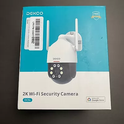 DEKCO DC5L 2K HD Wi-Fi Security Camera Outdoor Full Color Night Vision- E981 • $34.99