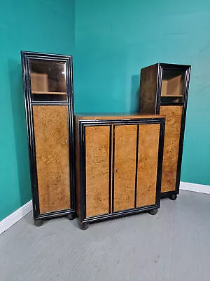 An Antique Art Deco Claro Walnut Burr Dresser Sideboard ~Delivery Available~ • £215