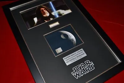 ALEC GUINNESS Signed STAR WARS IV Screen-Used Prop DEATH STAR COA Frame DVD • $1795