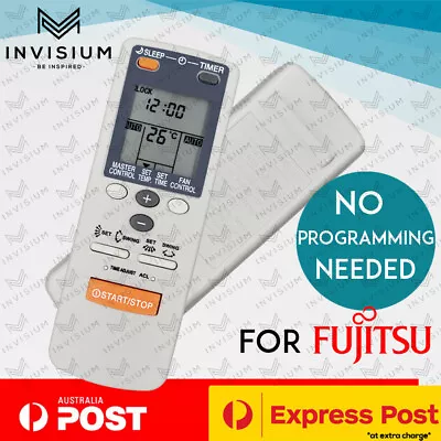 Fujitsu Air Conditioner Remote Control AR-JW1 AR-JW3 AR-JW11 AR-HG1 AR-HG2 ARDB1 • $13.50