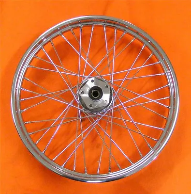 40 Spoke 21  Front Wheel 21 X 2.15 Dual Disc Harley Shovelhead Fxwg Wide Glide • $188.95