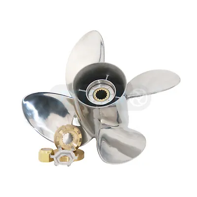 4X13X19-LH Stainless Steel Propeller For Mercury Outboard 40-140 Force 75-150 HP • $299.99