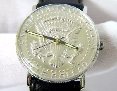 New Vintage Mens Half Dollar Coin Watch • $98