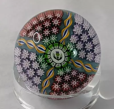 Perthshire Scotland Studio Glass Millefiori Canes THISTLE Paperweight Vintage • £9.99