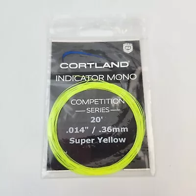 Cortland Indicator Mono - Super Yellow - .014  - 20ft • $4