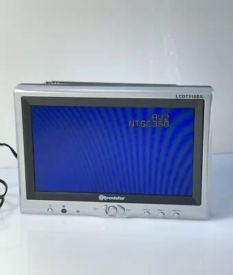 Roadstar 7  Personal Widescreen LCD TV Boxed LCD7310 SIL. Video Monitor Boxed • £24.95