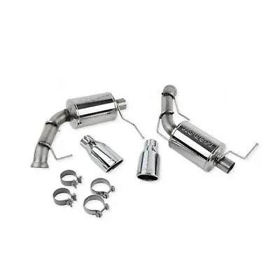 Roush 421145 Axle Back Exhaust Muffler With Round Tips For 11-14 Ford Mustang V6 • $689.99