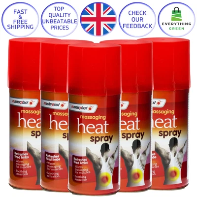 £5.99 • Buy 150ml Deep Heat Spray Massaging Instant Muscle Sprains Injury Back Pain Relief