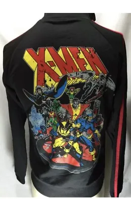 New Marvel Mad Engine X-Men Black Zip Up Long Sleeves Distressed Track Jackets  • $79.99