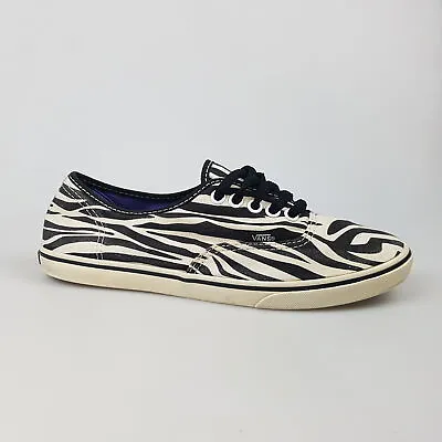 Women's VANS 'Old Skool' Sz 7.5 US Black White Zebra Unisex | 3+ Extra 10% Off • $34.99