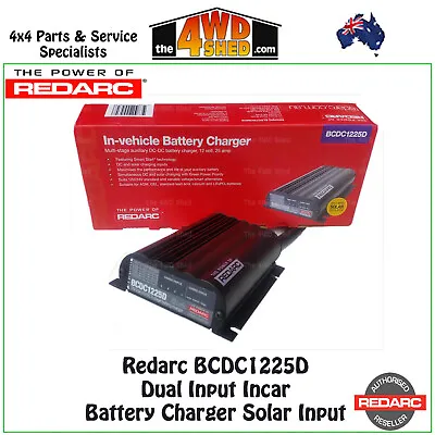 Redarc Dual Input 25A In-Vehicle DC Battery Charger BCDC1225D • $529