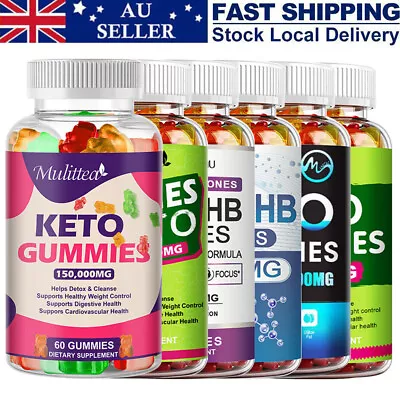 Keto Gummies Ketone Advanced Weight Loss Fat Burner Diet Pill Dietary Supplement • $21.83