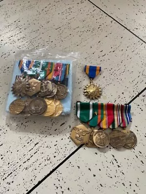 U.S. Military Ribbons & Medals Lot - Modern Era Originals • $43