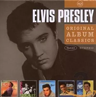 ELVIS PRESLEY Original Album Classics 5CD NEW Elvis/EP/Loving You/Is Back!/GI • $46.95