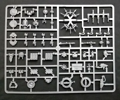 40K Chaos Marines Rhino Havoc Launcher Dozer Pintle Cupola Icons Spikes Vehicle • $59.39