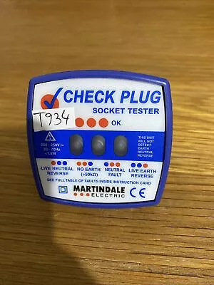 Martindale CP501 Check Plug - Socket Tester • £10.99