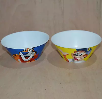 2 Kellogg's Plastic Cereal Bowls Frosties And Coco Pops Melamine 2017 • £7.50