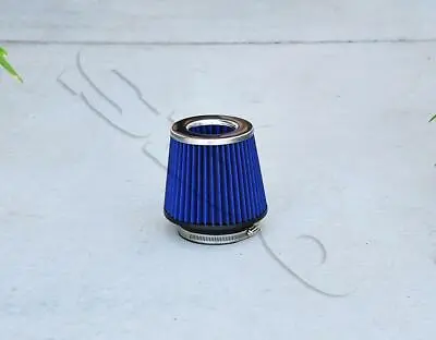 4'' Silver & Blue Short Ram High Flow Mesh Replacement Air Intake Cone Filter • $17.24