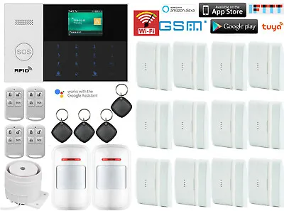 T03 WiFi Tuya APP GSM Wireless Home Security Alarm System+Alexa+Google Assistant • $123.49